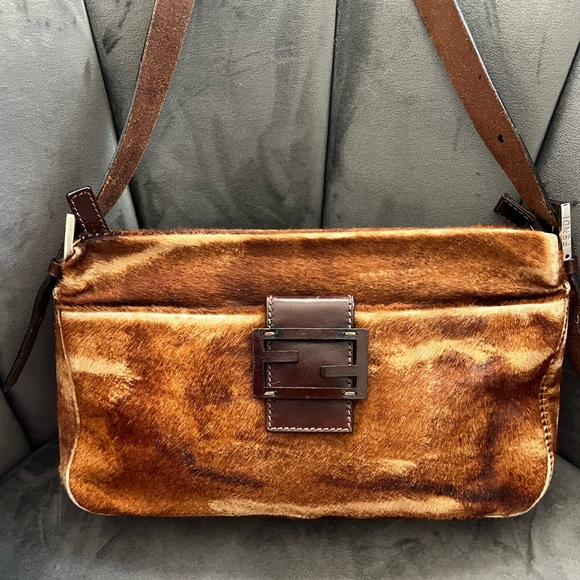 Fendi Handbags - Rare Fendi Baguette in ponyhair